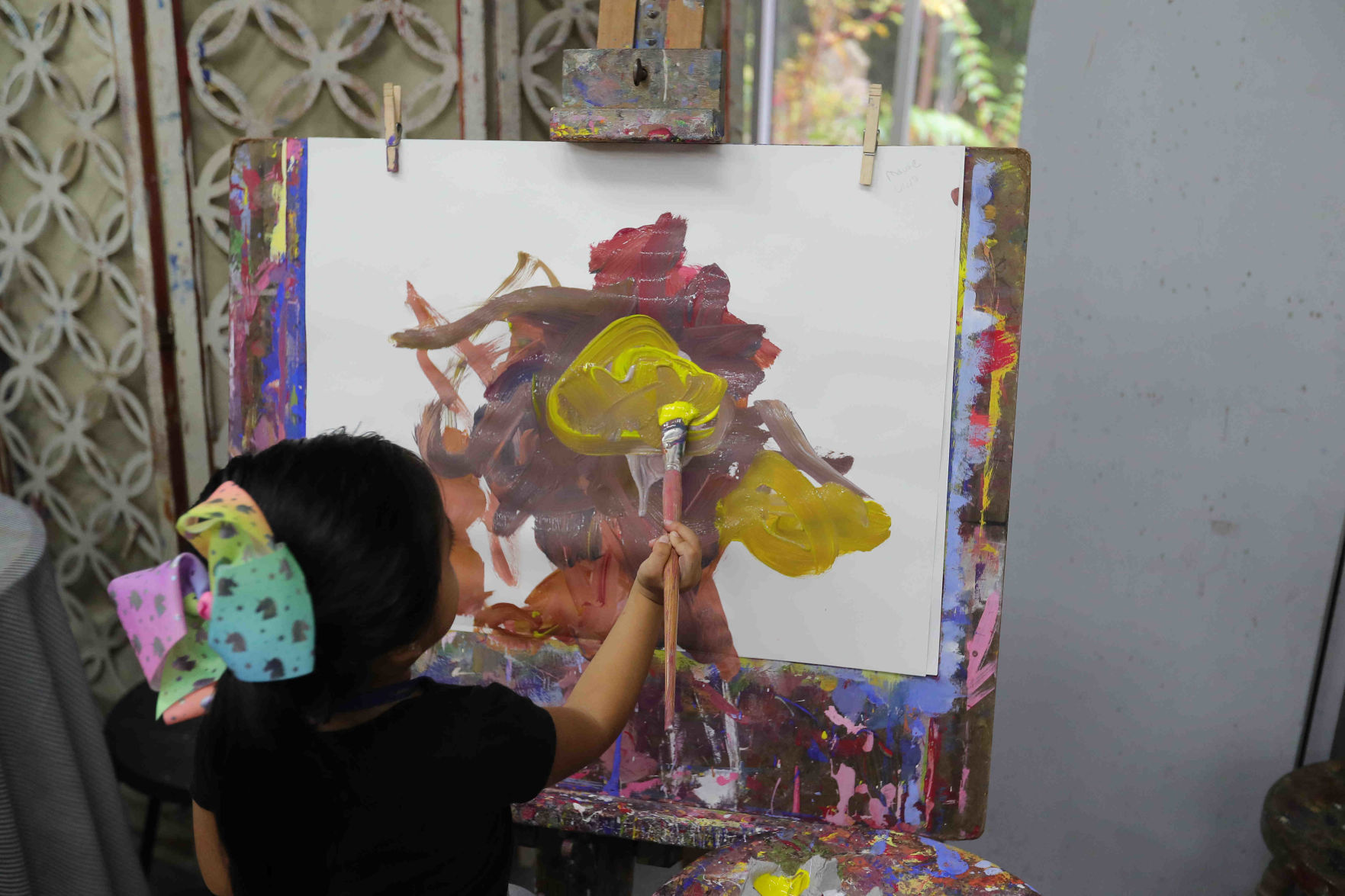 Gateway Head Start of Vineland hands on art experience at The Barn Studio of Art